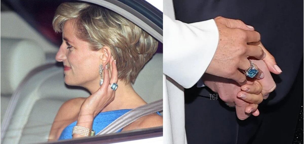 Princess Diana Aquamarine Ring