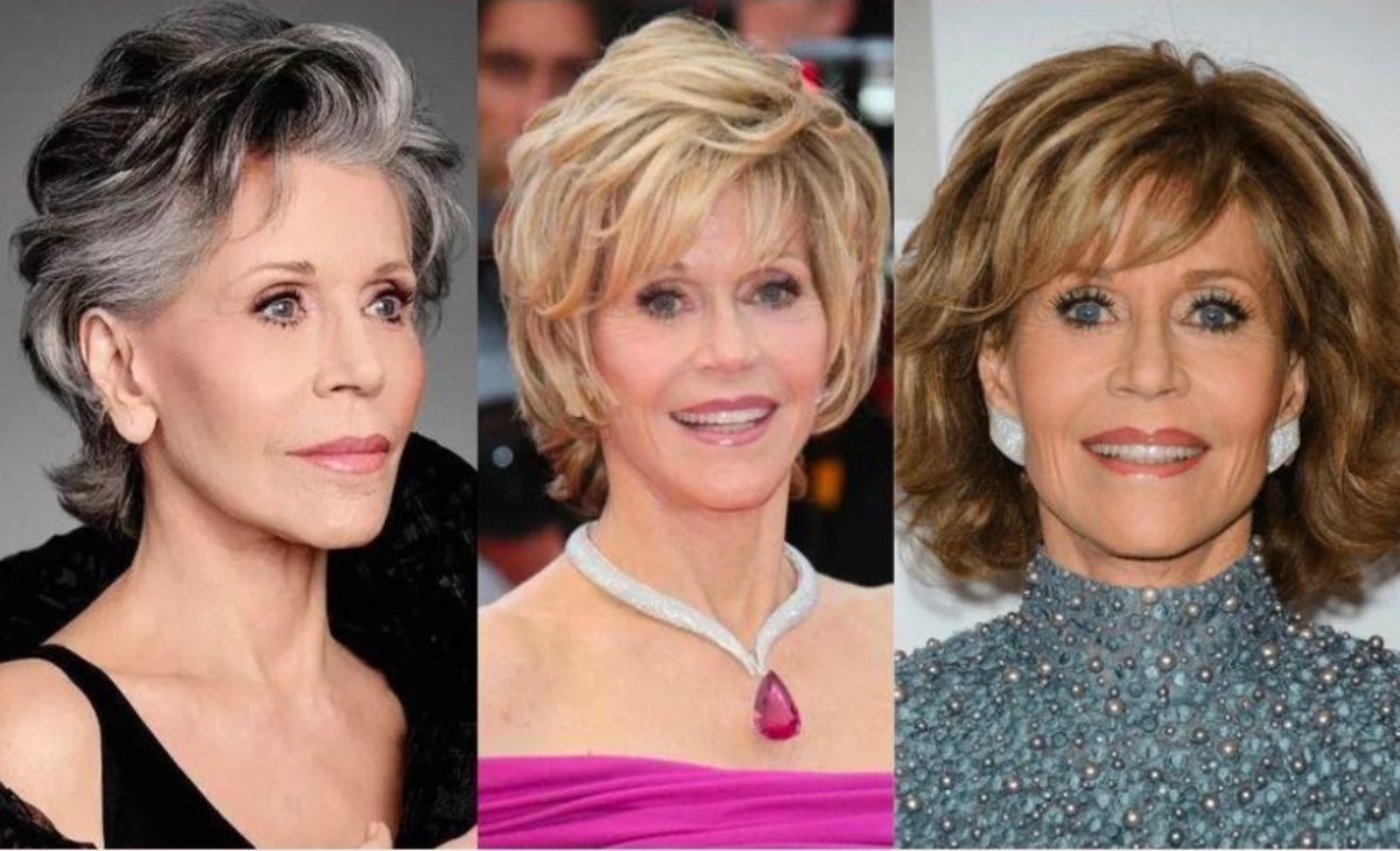 Jane Fonda hairstyles